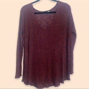 Urban Outfitters Loose Fit Striped Top: Size Large